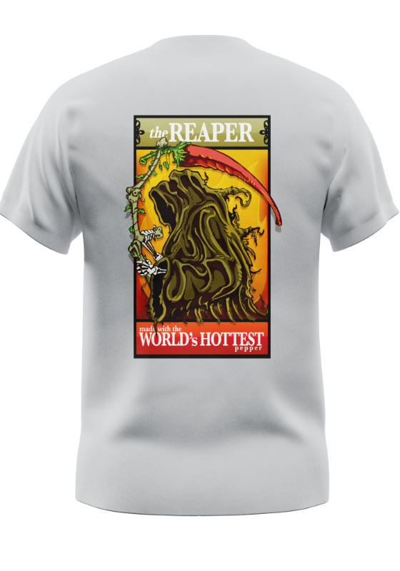 PuckerButt Reaper Gray T-Shirt (Medium)