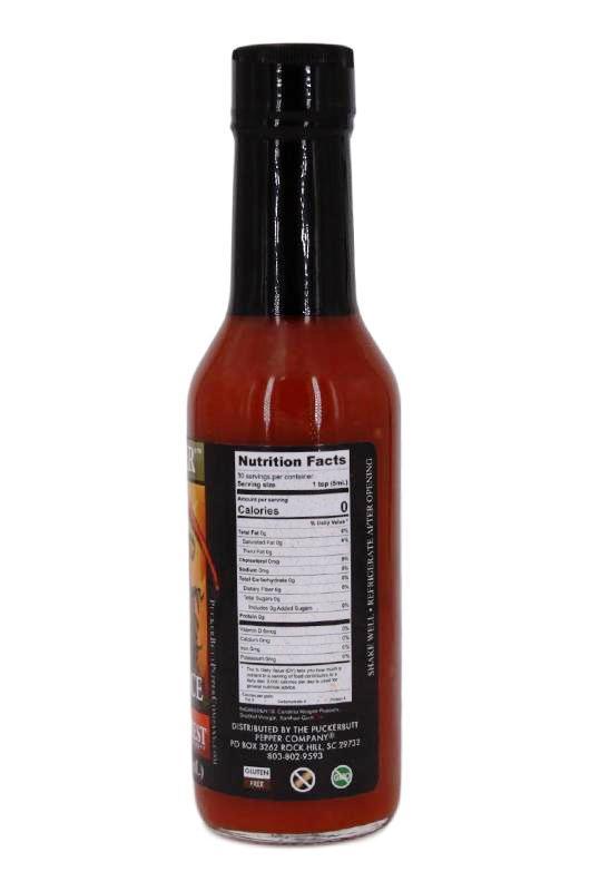 Puckerbutt Pepper Company Reaper Hot Sauce made with the Carolina reaper, Scoville sauce