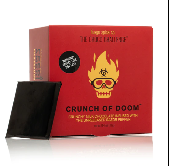 THE CHOCO CHALLENGE - CRUNCH OF DOOM 3.0 – PuckerButt Pepper Company THE CHOCO CHALLENGE - CRUNCH OF DOOM 3.0 – PuckerButt Pepper Company