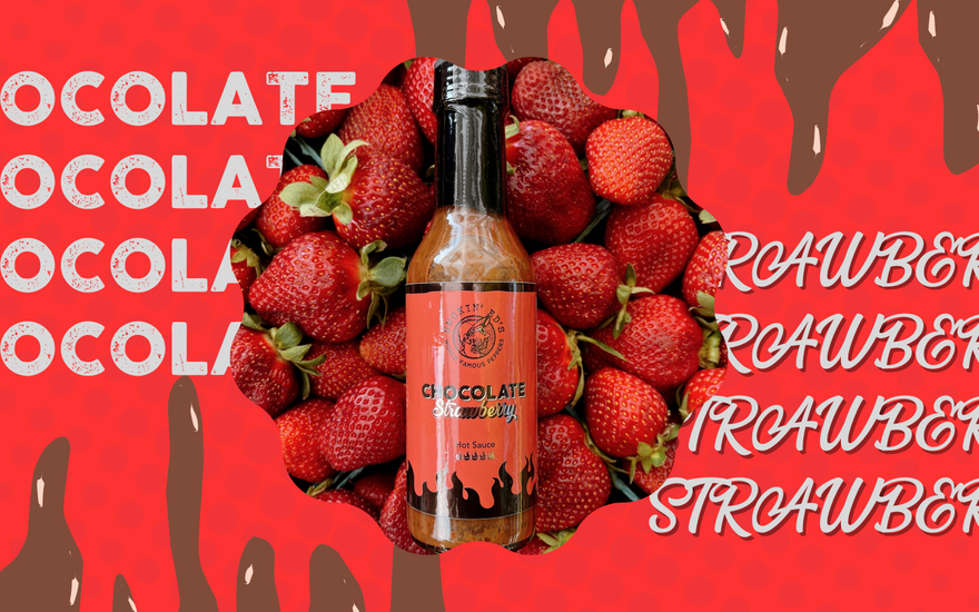 Experience the Ultimate Heat and Sweet Fusion with Smokin' Ed's Chocolate Strawberry Hot Sauce