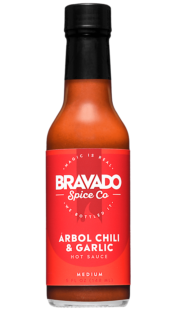 Bravado Spice Árbol Chili & Garlic Hot Sauce 10 oz
