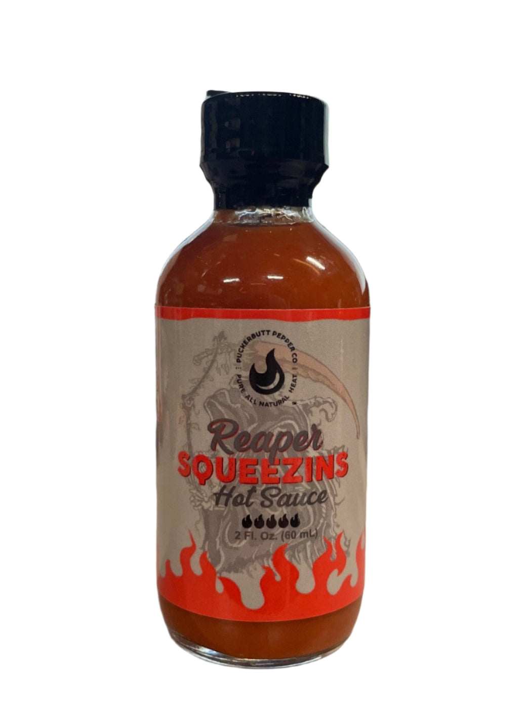Puckerbutt's Reaper Squeezins 2 oz Mini Bottle
