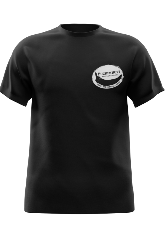 PuckerButt Black T-Shirt (Small) -  Smokin’ Ed’s Carolina Reaper® Edition