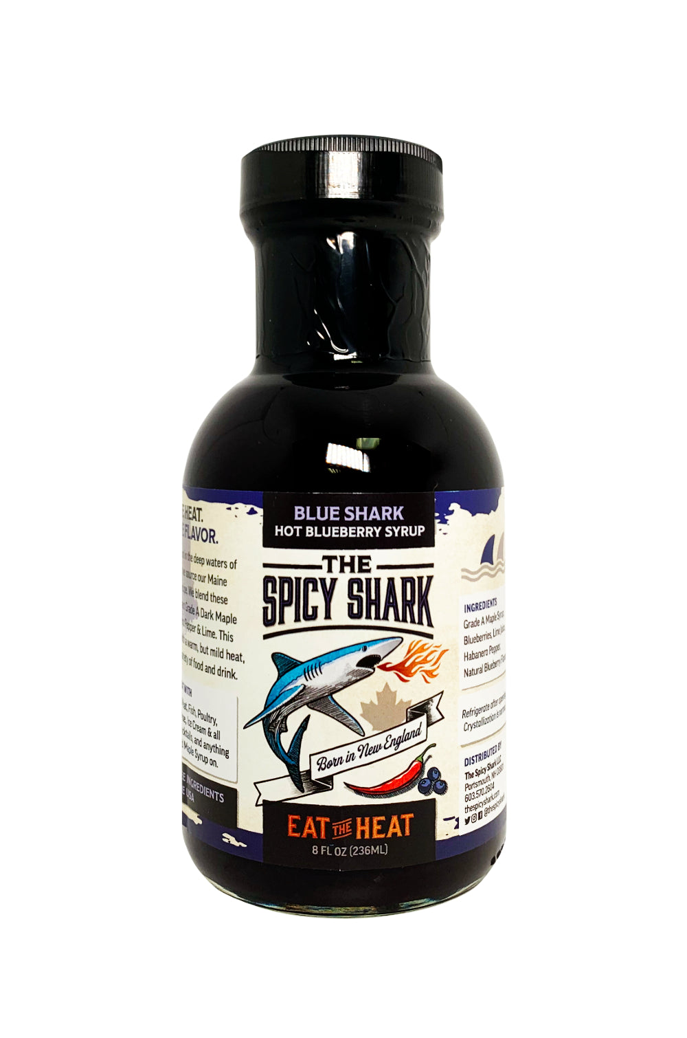 Blue Shark Hot Blueberry Syrup