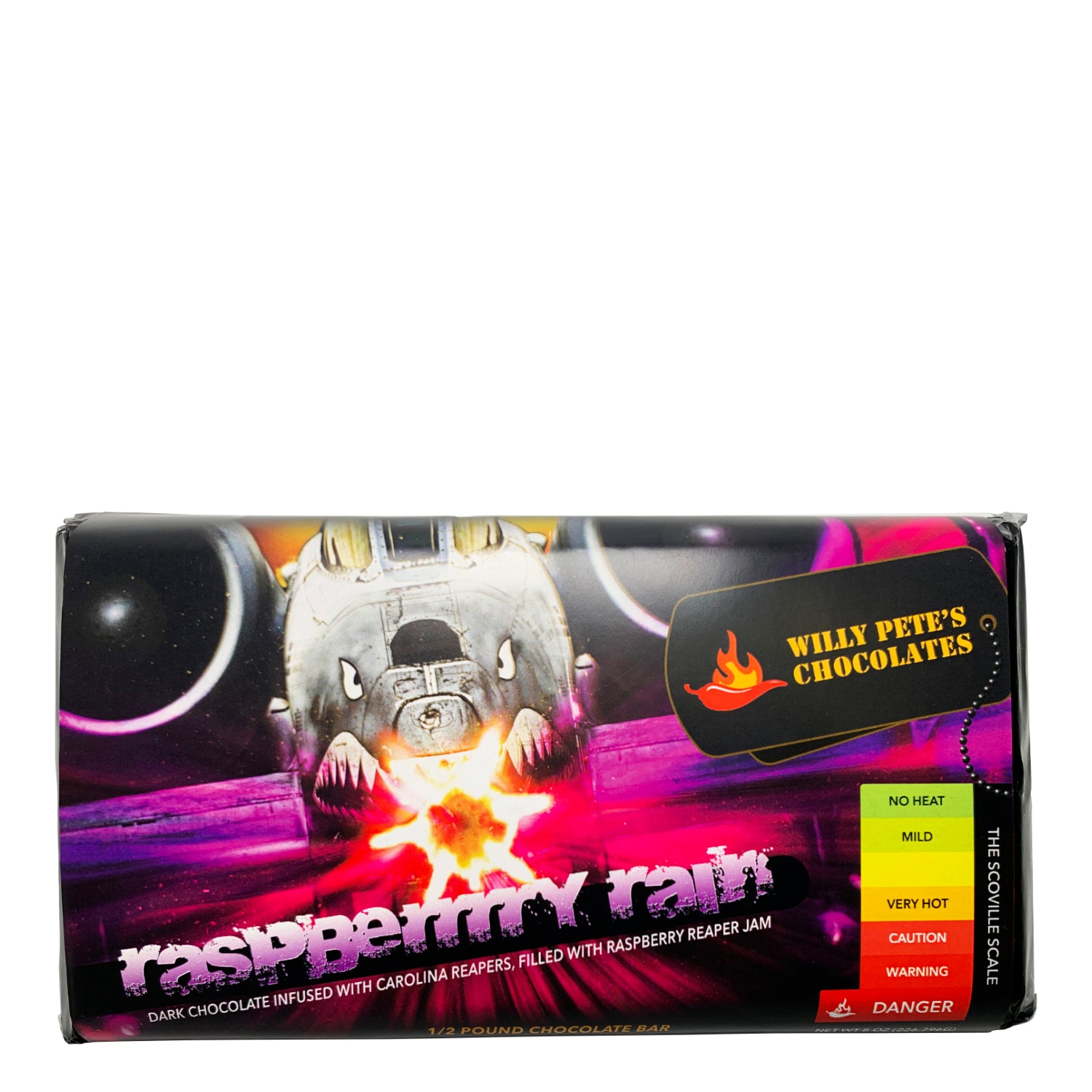 Raspberry Rain Chocolate Bar – PuckerButt Pepper Company