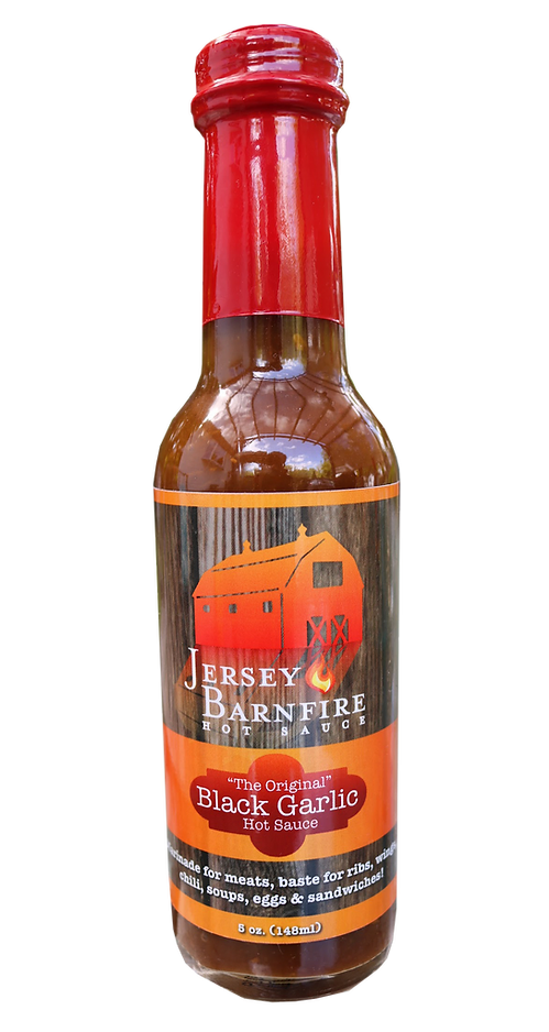 Jersey Barnfire Original Black Garlic Hot Sauce